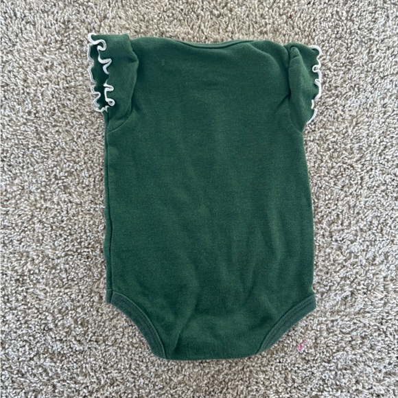 Michigan State Spartans Baby Girl Bodysuit Set Pink & Green- Size 0-3 Months - Picture 13 of 13